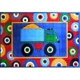 Transportation Rug - Big Wheels