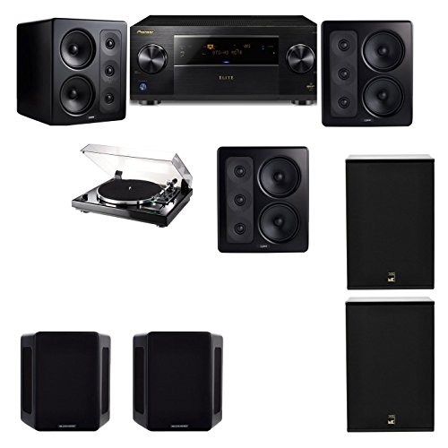 M&K Sound S300 Monitor Speaker 5.2 Thorens TD-240-2 X12 Pioneer Elite SC-89