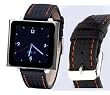 Wrist Jockey Carbon - Black Carbon Fiber / Red Stitch (iPod nano watch band)