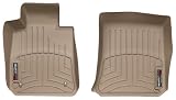 WeatherTech Custom Fit Front FloorLiner for BMW 1-Series (E82, E88), Tan