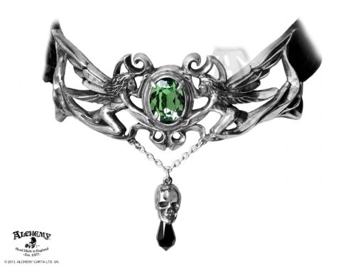 La Fleur de Baudelaire Gothic Choker style Necklace