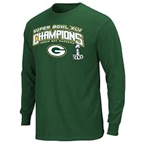 Green Bay Packers Super Bowl XLV Championship Long Sleeve T-Shirt-XL