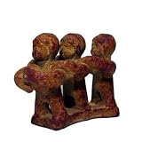 Pre-Colombian Children in a Row - Rustic Mexican Pottery