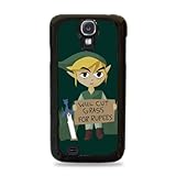 651 Will Cut Grass For Rupees Zelda Samsung Galaxy S4 Silicone Case - Black