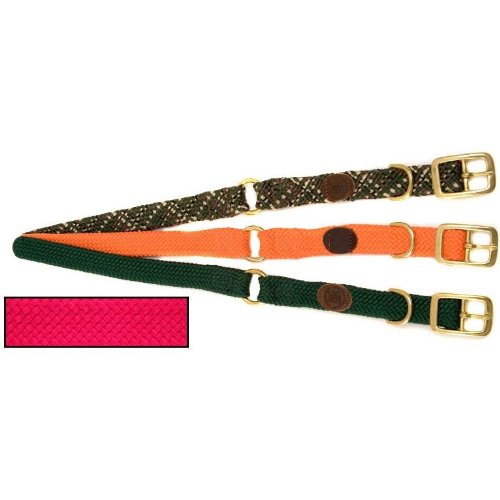Mendota Center Ring Collar 1 Inch W Up To 24 Inch - Red