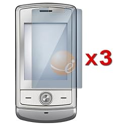 3x Screen Protector Film for ATT LG Shine CU720 CU 720