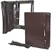 Mancini Burgundy Leather Legal Size Ring Binder 2 Inch