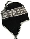 Wool Chullo Fleece Lined Ski Cap Snowboard Toque with Ear Flaps Knit Beanie Sherpa