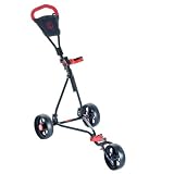 Longridge Chariot Junior 3 Roues Ajustable Golf - Noir/Rouge