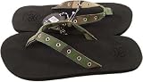 Camouflage Themed Heavy Duty Flip Flop Sandals Women's Sizes