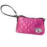 NHL Nashville Predators Pink Quilted Wristlet