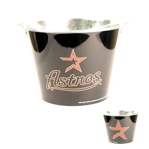 Houston Astros Metal Beer Bucket