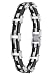 Jewelry : Black Ionic Plated and 18k Gold Bracelet
