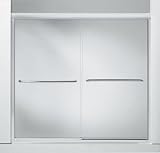 KOHLER K-702204-L-SHP Fluence Frameless Bypass Bath Shower Door, Bright Polished Silver