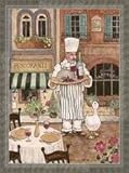 IMAGE OF Chef With Wine Framed Art Print
