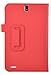 VSTN® Dragon Touch M8 8.0-Inch tablet PU case - Multi-Angle Stand Slim-Book PU Leather Cover Case for Dragon Touch M8 8.0-Inch tablet (Red)