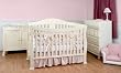 Parker Crib in Pearl White By Da Vinci Baby Furniture