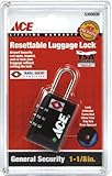ACE COMBINATION LUGGAGE LOCK Three dial combination lock