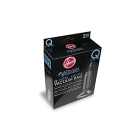 Hoover AH10000 Platinum Type-Q HEPA Vacuum Bag, 2 Count