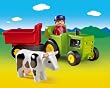 PLAYMOBIL� 6715 - 1.2.3 - Traktor-Anh�nger