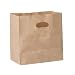 Duro 84245 Kraft Paper Die Cut Handle Bag, 11" Length x 6" Width x 11" Height, Brown (Pack of 500)