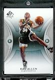 2006 07 SP Authentic Ray Allen Seattle Supersonics Basketball Card #79 - Mint Condition - In Protective Display Case !!