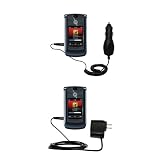 Essential Kit for the Motorola MOTORAZR 2 V8 - includes Car and Wall Charger with Rapid Charge Technology - Gomadic Brand w/ TipExchange Technology