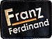 Franz Ferdinand Music Band Patch - Yellow on Black Name