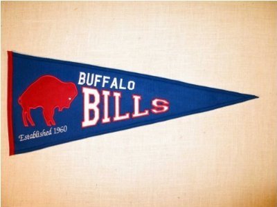 Buffalo Bills - NFL Football Throwbacks (Pennants)