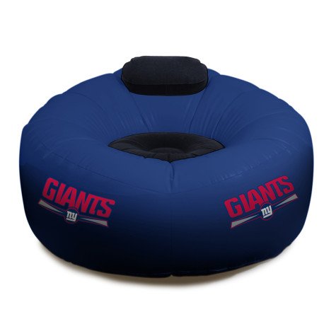 New York Giants - NFL Vinyl Inflatable Chair w/ faux suede cushions