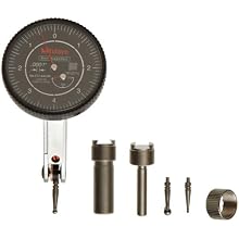 Mitutoyo Dial Test Indicator, Basic Set, Tilted Face, Inch, 0.375" Stem Diameter