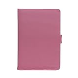 Soft Faux Leather Cover Barnes & Noble Nook eBook Reader Organizer Case (Pink)
