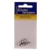 10mm Brass Barrel Clasp, Silver