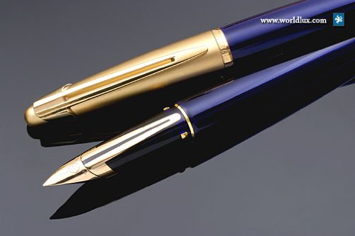 Waterman Edson Sapphire Blue Ballpoint Pen