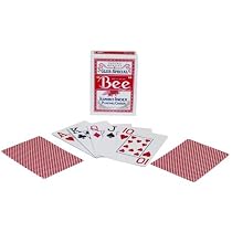 Red Bee Diamond Back Playing Cards-Jumbo