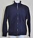 NEW Eddie Bauer Mens Full Zip Sweatshirt Jacket Sherpa Lined Navy Blue