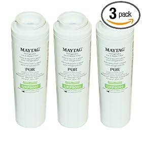 Maytag UKF8001T Puriclean II Refrigerator Cyst Water Filter, 3-Pack