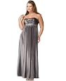 Ruby Rox Plus Size Dress, Strapless Rhinestone