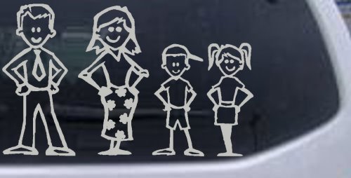 new year Family Window Laptop Sticker SilverB0059K8FCQ