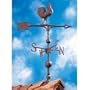Whitehall Rust 30" Full-Bodied Rooster Weathervane - 45143