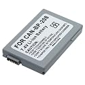 Extended Performance Replacement Battery for Specific Digital Camera and Camcorder Models / Compatible with CANON BP-208, BP-208DG, BP-308, BP-315, DC10, DC100, DC20, DC210, DC22, DC220, DC230, DC40, DC50, ELURA 100, OPTURA S1
