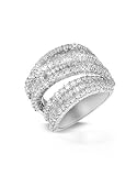 Forzieri Diamond Crossover 18K White Gold Band