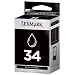 Lexmark #34 High Yield Black Print Cartridge (18C0034)