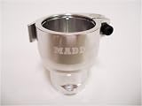 Maddog Designz Lockjaw Spyder Clamping Feed Neck - No Holes - Silver