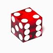 3/4" Red Trans. Precision Casino Craps Dice