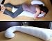 Snoozer Full Body Pillow Hypoallergenic Synthetic Fiber Filler [Kitchen]