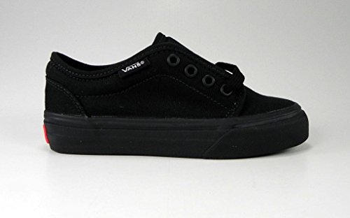 Vans Boys' 106 Vulcanized , Black-12.5 Youth