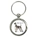 Afghan Hound Key Chain (Round)