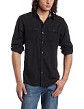 Burnside Young Men's Chassey Long Sleeve Stripe Woven Shirt
