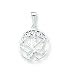 Sterling Silver Canada Charm with 20 inch Sterling Silver Chain